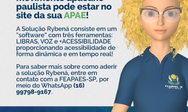 Tenha a Margarida, assistente virtual do movimento apaeano paulista, no site da sua APAE!
