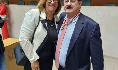 Presidente da FEAPAES-SP presente na entrega do Colar de Honra a Antônio Galli