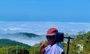 APAE de Cunha promove conexão com a natureza na pedra da Macela.