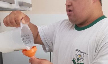 A culinária beneficiando o desenvolvimento dos usuários na APAE de Cunha-SP