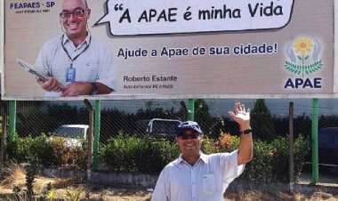 Autodefensor da Federação participa de campanha para ajudar as APAES