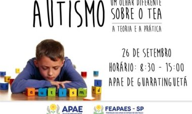 Guaratinguetá sedia palestra sobre autismo no dia 26