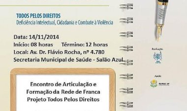 Todos pelos Direitos convida para reunião em Franca