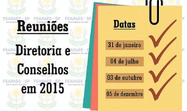 Primeira reunião da Diretoria 2015-2017 será dia 31