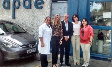 APAE de Santo André recebe a visita da Federação
