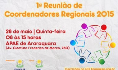 Reunião de Coordenadores Regionais será realizada no próximo dia 28