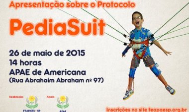 Palestra no dia 26 irá apresentar o protocolo PediaSuit
