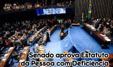 Senado aprova lei de inclusão para pessoas com deficiência