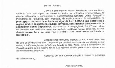 FEAPAES-SP trabalha para a prorrogação da Lei 13.019/14