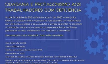 Aniversário da Lei de Cotas será comemorado na próxima sexta-feira