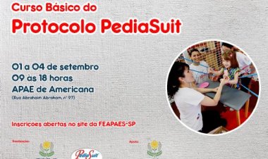 FEAPAES-SP conquista desconto para Curso Básico do protocolo PediaSuit