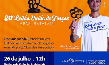 20° leilão União de Forças da APAE de Batatais é sucesso