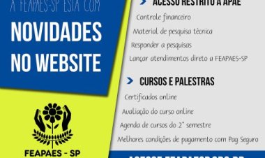 FEAPAES-SP está com novidades no website
