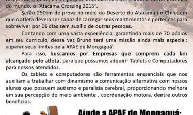 Ultramaratonista superará limites pela APAE de Mongaguá