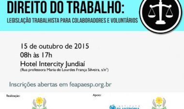 Curso sobre legislação trabalhista no terceiro setor está com inscrições abertas