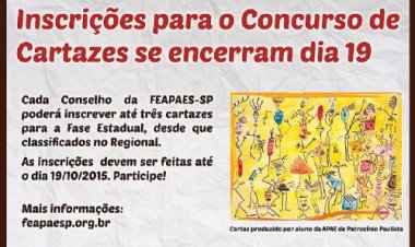Inscrições para o Concurso de Cartazes se encerram dia 19