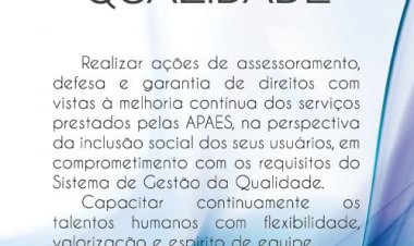 A Política da Qualidade da FEAPAES-SP está de cara nova; Confira 