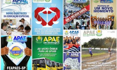 Confira todas as edições da revista APAE em Destaque