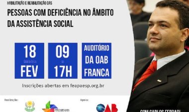 Franca sedia treinamento na área de Assistência Social em fevereiro