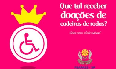 Prazo para solicitar cadeiras de rodas se encerra na próxima quinta-feira (31)