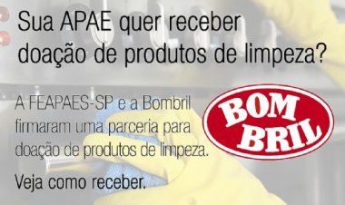 FEAPAES-SP e Bombril firmam parceria para doação de produto de limpeza