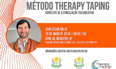 APAE de Registro sediará curso de Bandagem Terapêutica no próximo dia 18