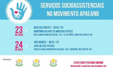 Mogi das Cruzes e São Vicente sediarão cursos na área de Assistência Social
