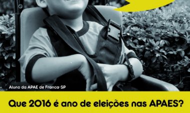 FEAPAES-SP lança folder explicativo sobre as eleições nas APAEs