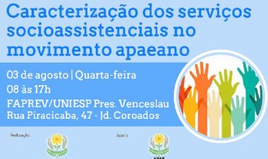 Inscrições abertas para palestra de Assistência Social em Presidente Venceslau