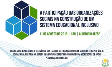 FEAPAES-SP divulga participantes de mesa redonda sobre educação especial
