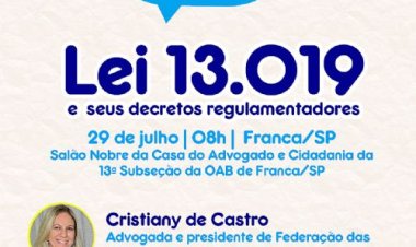 Workshop sobre Lei 13.019 acontece amanhã 29