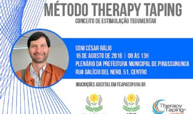 Workshop sobre Therapy Taping será realizado em Pirassununga