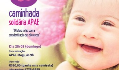 Mogi das Cruzes realiza 8ª Caminhada solidária da APAE neste domingo