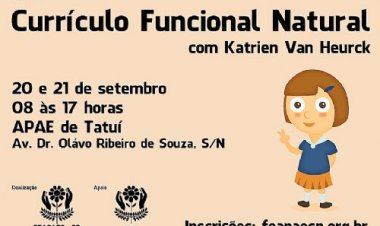 Curso de Currículo Funcional Natural em Tatuí está com inscrições abertas