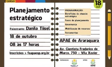 Inscrições abertas para curso de Planejamento Estratégico