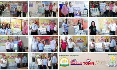 FEAPAES-SP disponibiliza urnas do Troco Solidário em diversas lojas do Tonin Superatacado, Savegnago