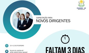 Capacitação para Novos Dirigentes acontece neste fim de semana