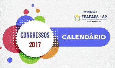 Confira o Calendário Especial de Congressos da FEAPAES-SP