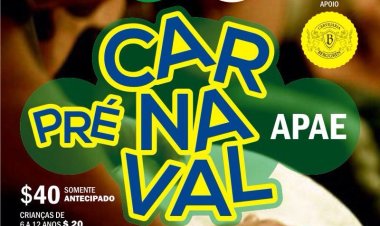 Pré Carnaval da APAE de Nova Odessa acontece neste final semana