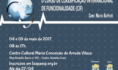 Osvaldo Cruz irá sediar o curso de Classificação Internacional de Funcionalidade (CIF)