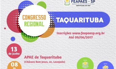 Taquarituba sediará edição do Congresso Regional em junho
