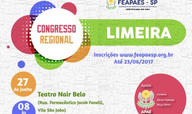 Limeira sediará Congresso Regional no dia 27 de junho