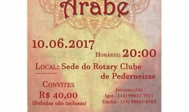 Jantar Árabe em prol da APAE de Pederneiras