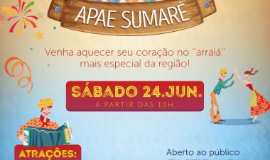 APAE de Sumaré promove festa junina no dia 24