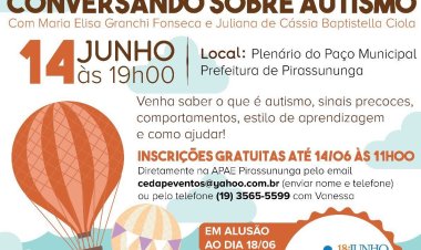 APAE de Pirassununga organiza evento sobre autismo
