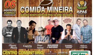 APAE de Taiaçu organiza almoço beneficente