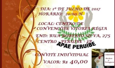 APAE Peruíbe promove seu 16º Jantar Português