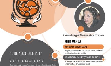APAE de Laranjal Paulista sediará  curso sobre trabalho socioassistencial