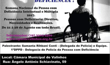 APAE de Valinhos promove Semana Nacional da Pessoa com Deficiência intelectual e Múltipla