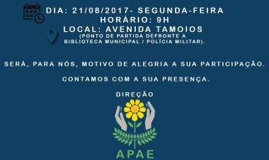 APAE de Tupã realiza ação na Semana Nacional da Pessoa com Deficiência